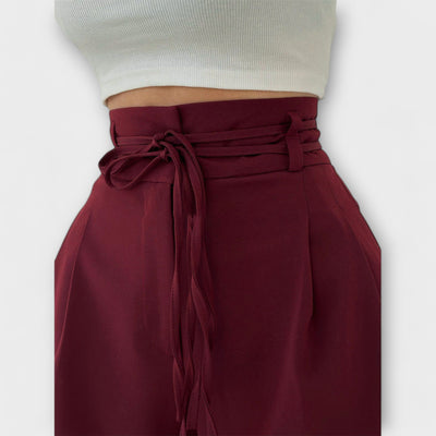 Jill - Sznurowane Spodnie Casual