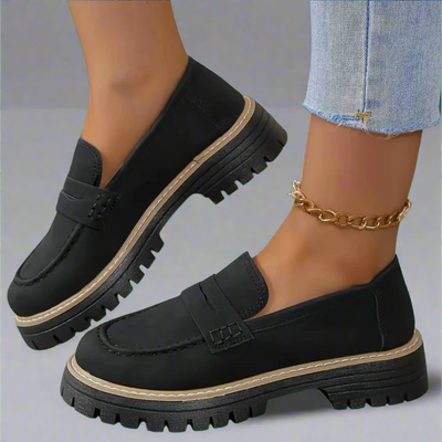 Damskie loafersy z grubą podeszwą – nowoczesna elegancja i komfort