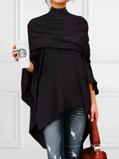 Blair™ | Elegancka Bluzka z Wysokim Kołnierzem