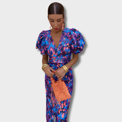 Wielokolorowa Sukienka