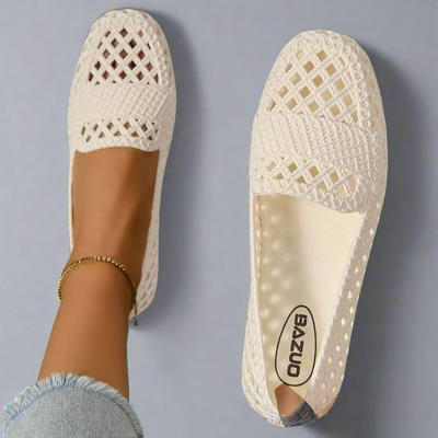 Damskie Buty Slip-On – Oddychająca, Lekka Wygoda