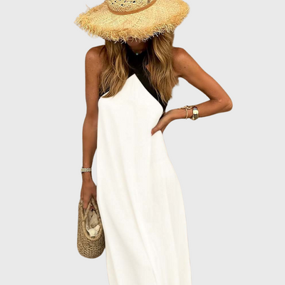 Sukienka z Krzyżowym Dekoltem