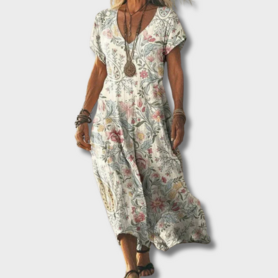 Sukienka w wielokolorowym gradiencie