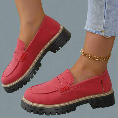 Damskie loafersy z grubą podeszwą – nowoczesna elegancja i komfort