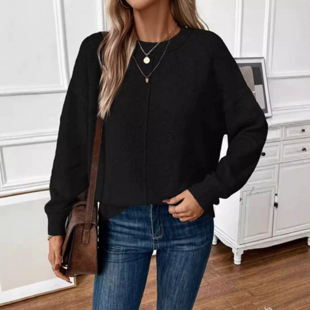 Milava™ Miękki i Klasyczny Sweter na Co Dzień