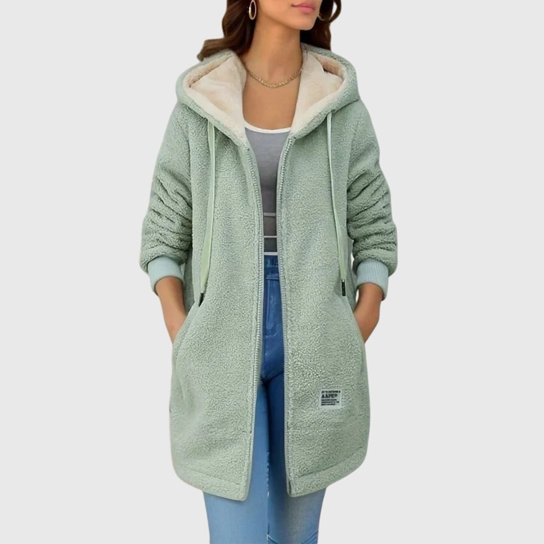 Birgitte™ Damska Bluza Fleece z Kapturem