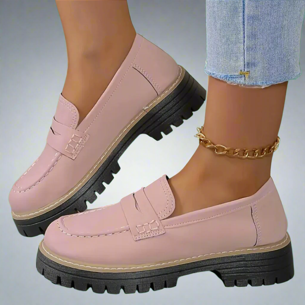 Damskie loafersy z grubą podeszwą – nowoczesna elegancja i komfort