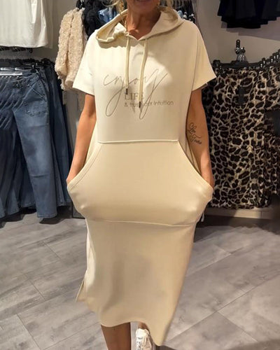 Saskia™ | Wygodna Sukienka z Kapturem