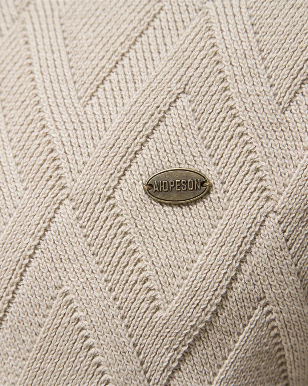 Sweter Męski w Kratkę V2