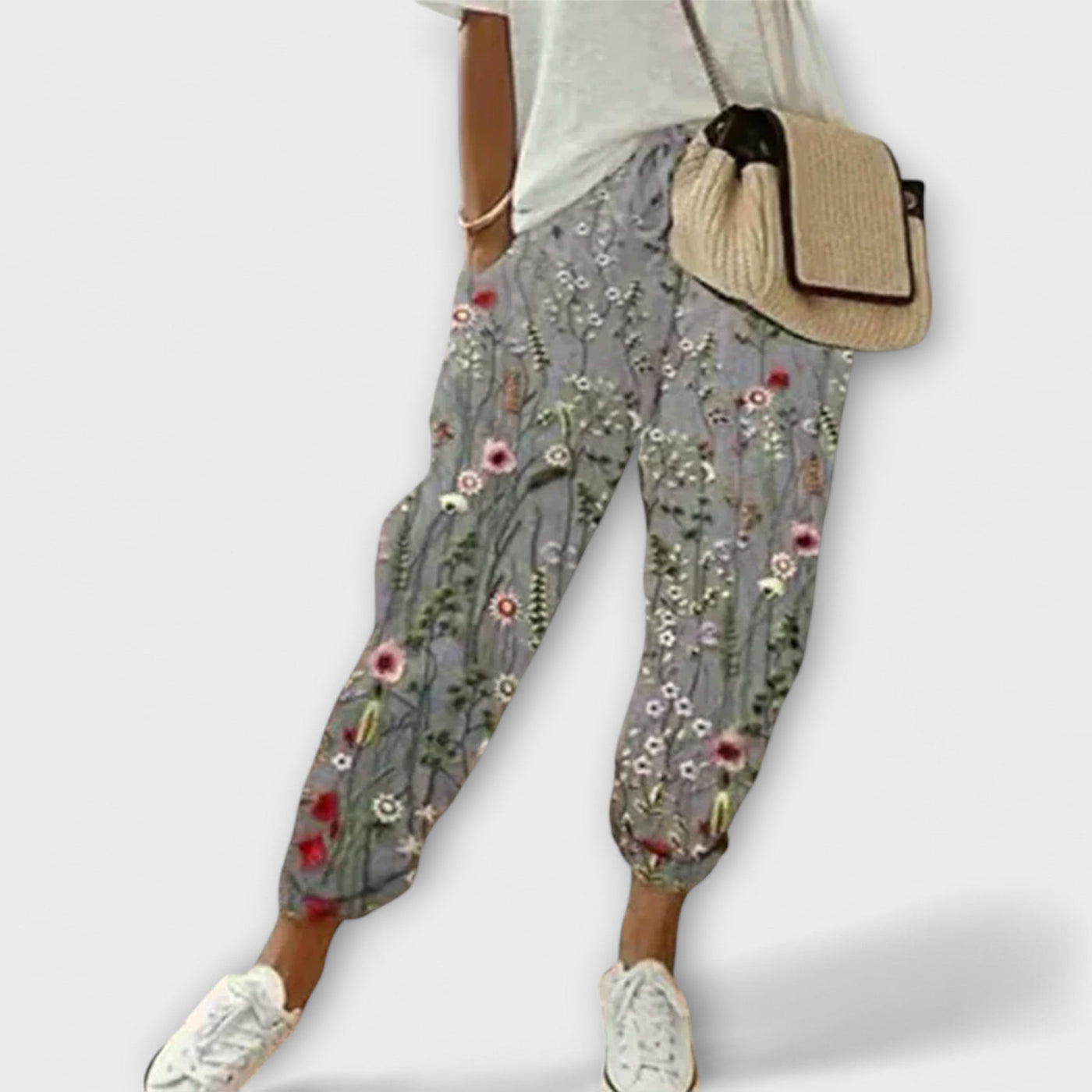 Burga - Wygodne Spodnie Bawełniano-Lnianie