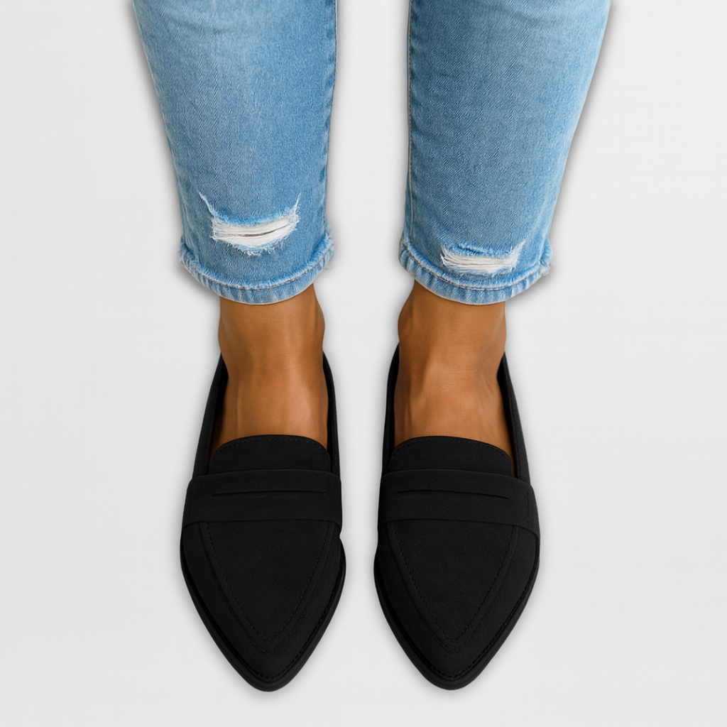 Zamszowe loafersy