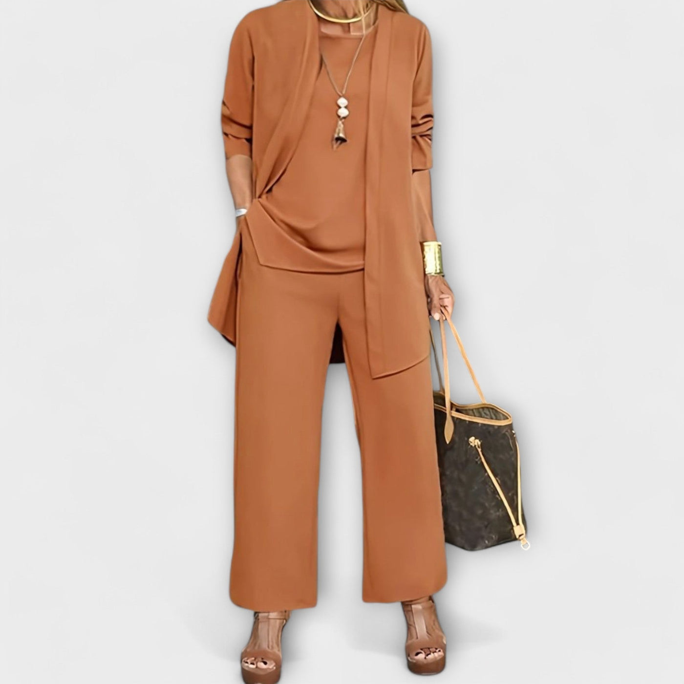 Lora - Luźny zestaw trzyczęściowy