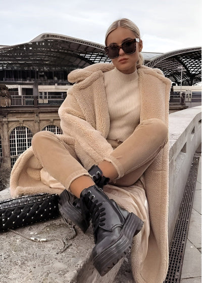 Jennifer - Stylowy i Wygodny Płaszcz z Kapturem