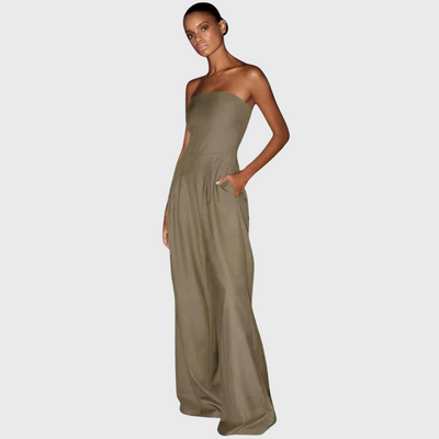 Elegancki Kombinezon Bez Ramiączek