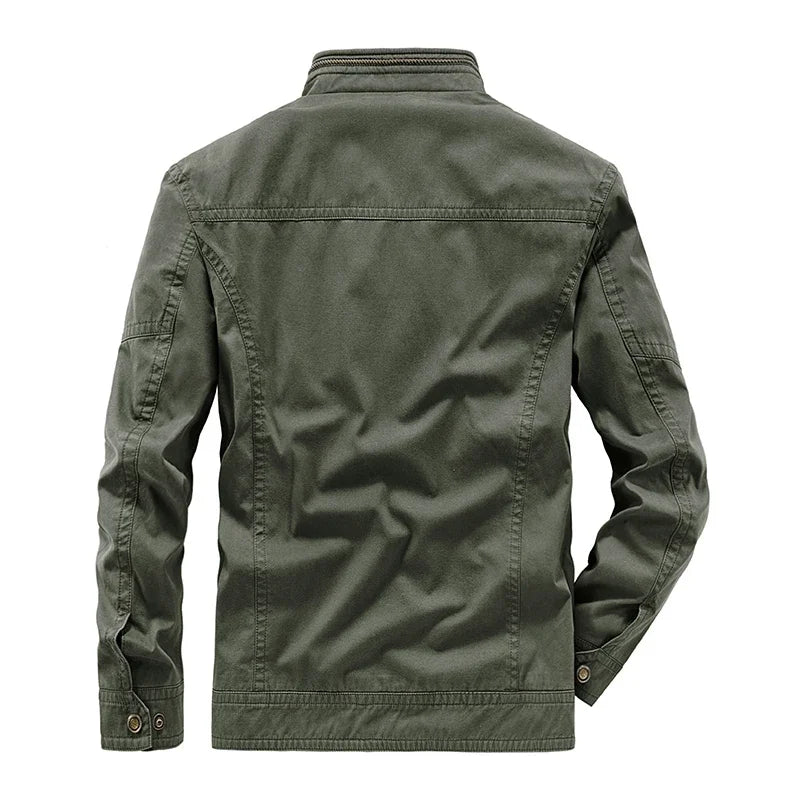 Luźna kurtka bomber z ociepleniem