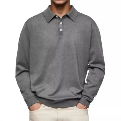Marceau™ | Long Sleeve Polo Shirt