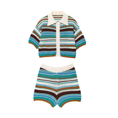 Femke™ | Zestaw Swetra Polo™ | Elegancka Dzianinowa Kreacja