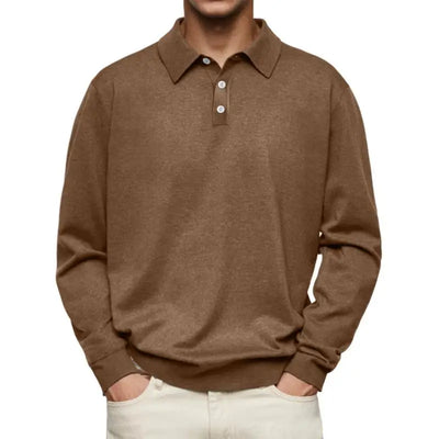 Marceau™ | Long Sleeve Polo Shirt