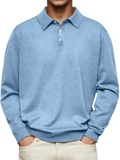 Marceau™ | Long Sleeve Polo Shirt