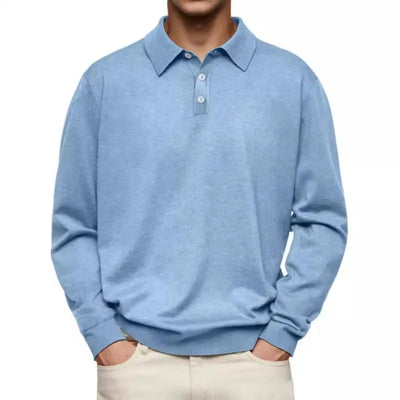 Marceau™ | Long Sleeve Polo Shirt