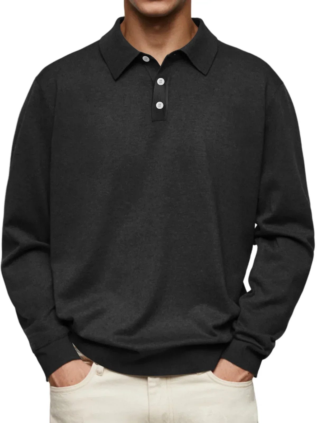 Marceau™ | Long Sleeve Polo Shirt