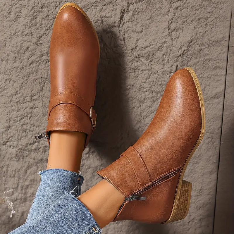 Damskie ortopedyczne botki antypoślizgowe