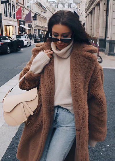 Jennifer - Stylowy i Wygodny Płaszcz z Kapturem