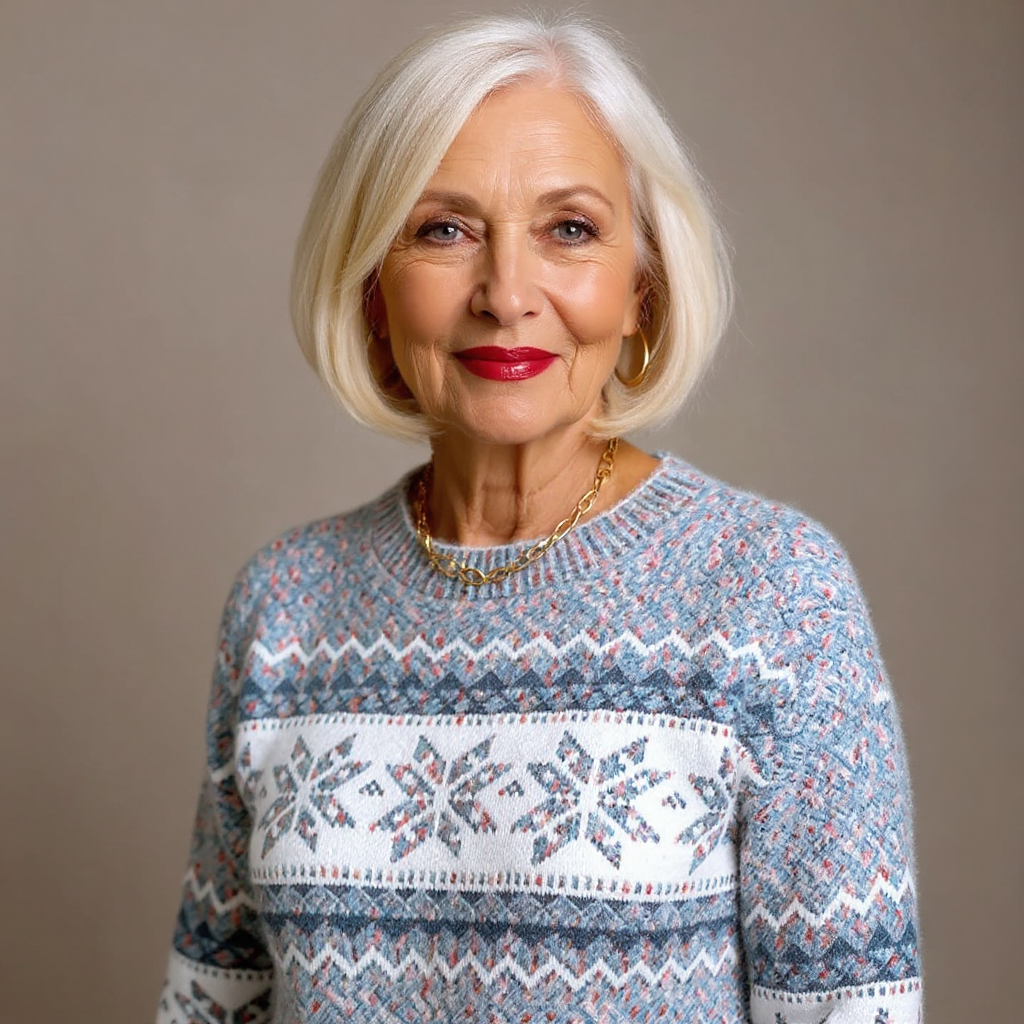 Melanie™ | Ponczo w stylu islandzkim