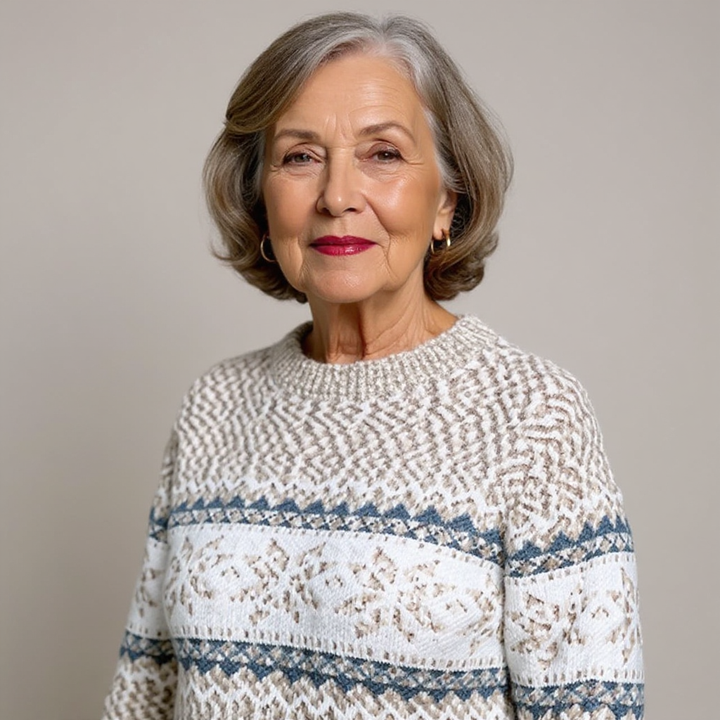 Melanie™ | Ponczo w stylu islandzkim