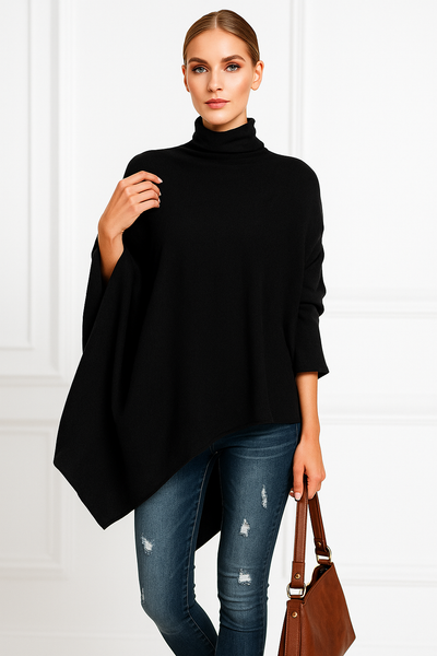 Blair™ | Elegancka Bluzka z Wysokim Kołnierzem